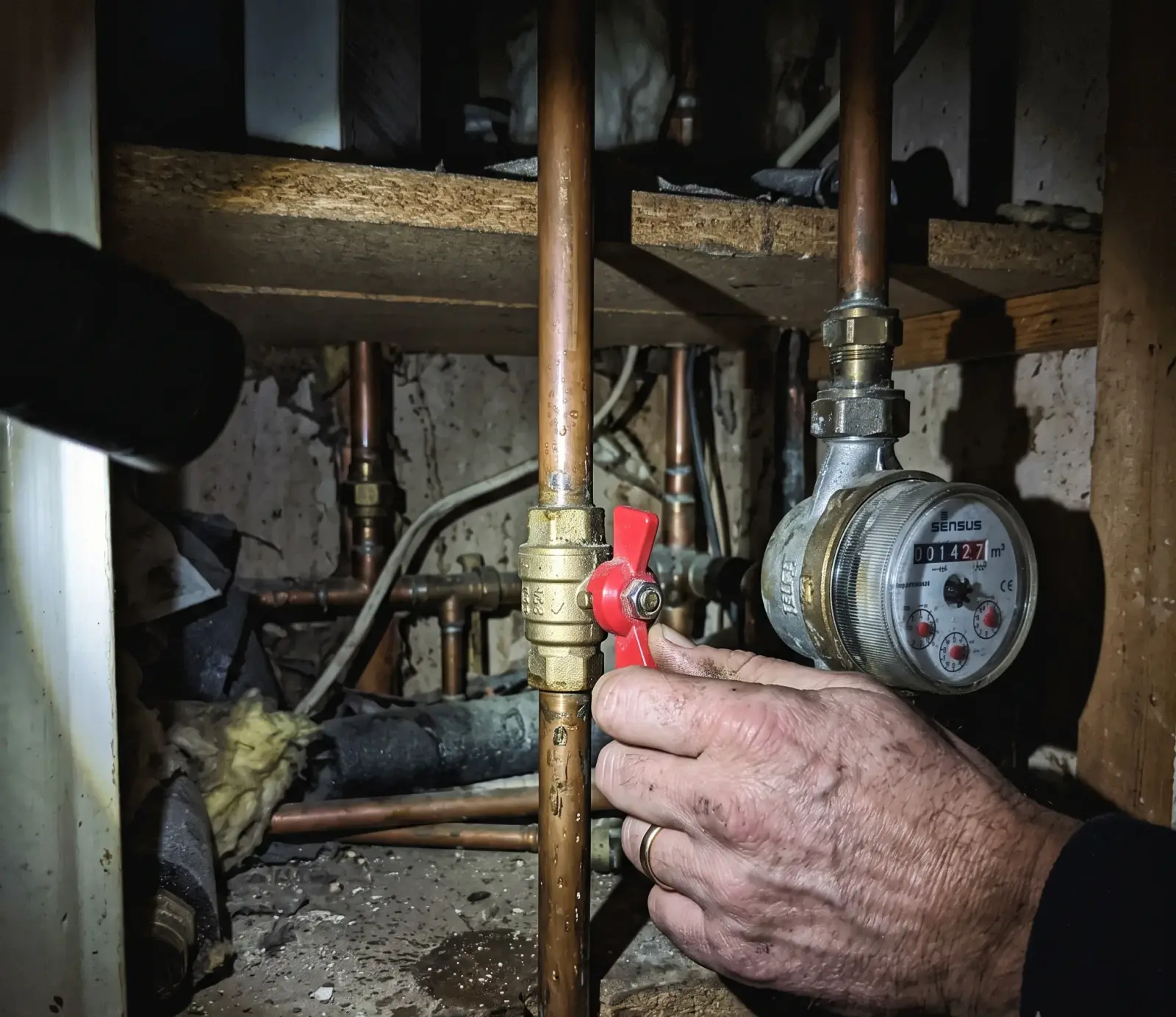 Fixture Supply Line Leak Extraction water extraction service in Carmel, IN